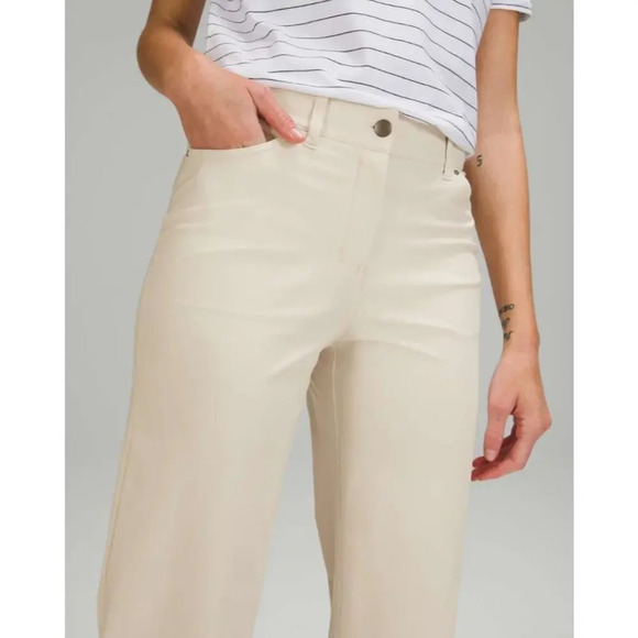 lululemon athletica | City Sleek 5 Pocket Wide Leg High Rise 7/8 Pant | Size 27 - Picture 5 of 9